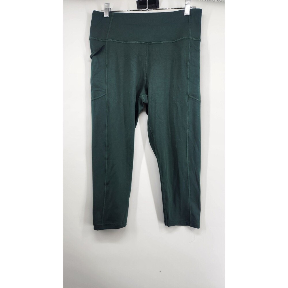 Victoria's‎ Secret Large Green VSX Essential Pocket Capri Leggings NWOT